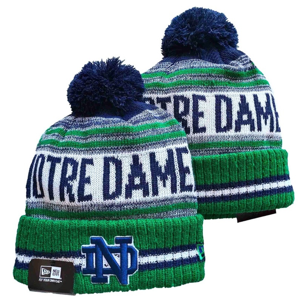 Notre Dame Fighting Irish Sports Knit Pom Beanie One Size Fits Most